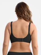 Wholesale Unlined Full Coverage Underwire Bra Side Boning Mesh Plunge Minimizer For Large Bust