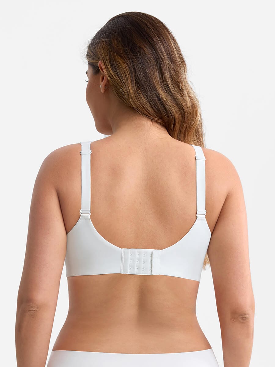 Wholesale Unlined Full Coverage Underwire Bra Side Boning Mesh Plunge Minimizer For Large Bust