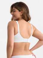 Wholesale Unlined Full Coverage Underwire Bra Side Boning Mesh Plunge Minimizer For Large Bust