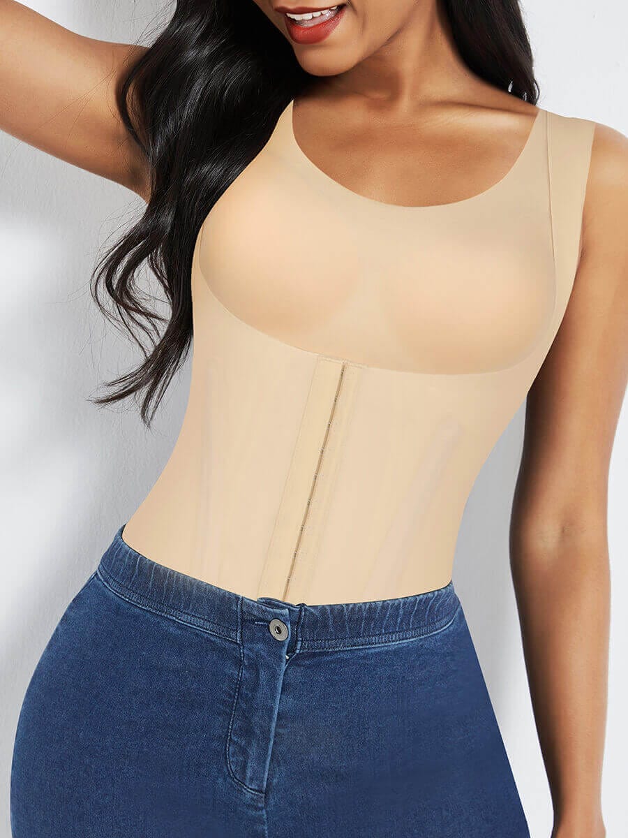 Wholesale Fake Two-piece Traceless Tummy Control Onesie