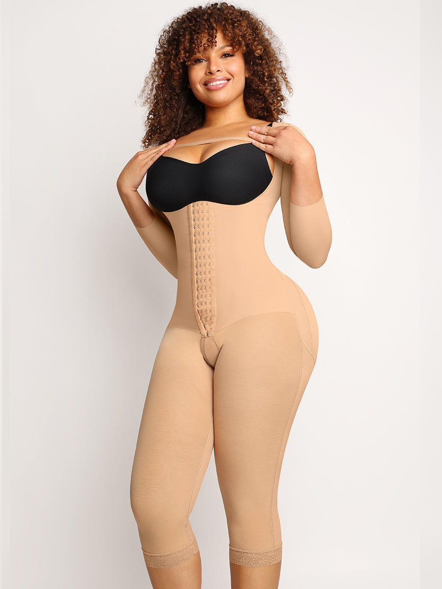 Wholesale U-shaped Free Cutting Cuff Design Postsurgical Breast Support Butt Lifting Shapewear