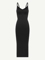 Wholesale Seamless Spaghetti Strap V-neck Maxi Shaper Dress