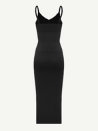Wholesale Seamless Spaghetti Strap V-neck Maxi Shaper Dress