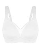 Wholesale Unlined Full Coverage Underwire Bra Side Boning Mesh Plunge Minimizer For Large Bust