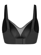 Wholesale Unlined Full Coverage Underwire Bra Side Boning Mesh Plunge Minimizer For Large Bust