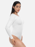 Wholesale Seamless Bodysuit Long Sleeve Slim Corset Shapewear Bodysuit
