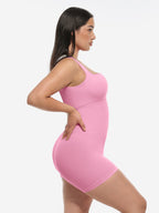 Wholesale🌿 Eco-friendly Seamless Square Neck Waist and Belly Shaping Jumpsuit