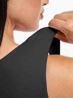 Wholesale🌿 Eco-friendly Seamless Square Neck Waist and Belly Shaping Jumpsuit