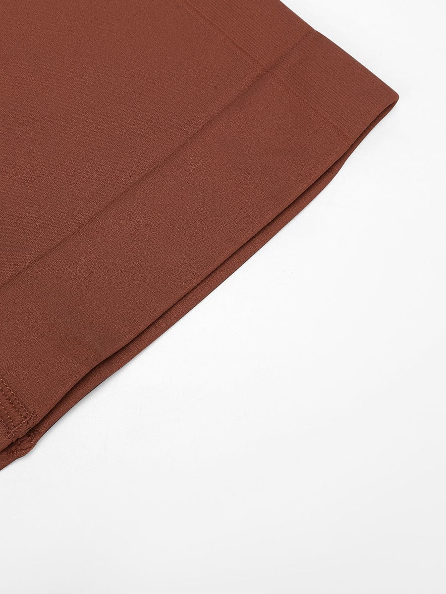 Wholesale Seamless Slimming Mid-Waist Tummy Control Boyshorts Panties