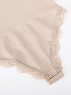 Wholesale Seamless lace Cami Waist Abdomen Shaping Thong Bodysuit