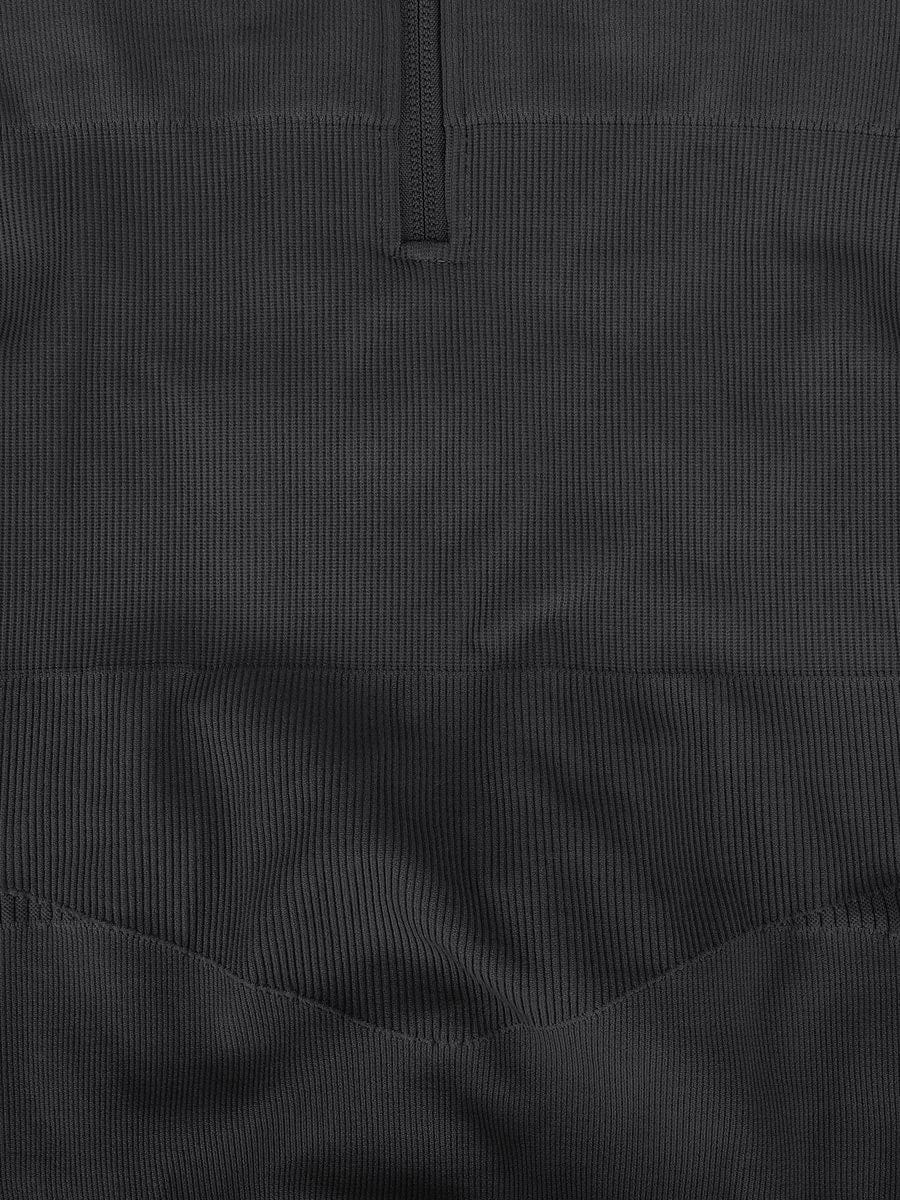 Wholesale Seamless Zip Front Full-Length Racerback 2-in-1 Sport Shaping Jumpsuit