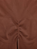 Wholesale Seamless Zip Front Full-Length Racerback 2-in-1 Sport Shaping Jumpsuit