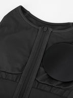 Wholesale Seamless Zip Front Full-Length Racerback 2-in-1 Sport Shaping Jumpsuit