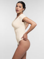 Wholesale Bust Support Waist & Abdomen Shaping Thong Bodysuit