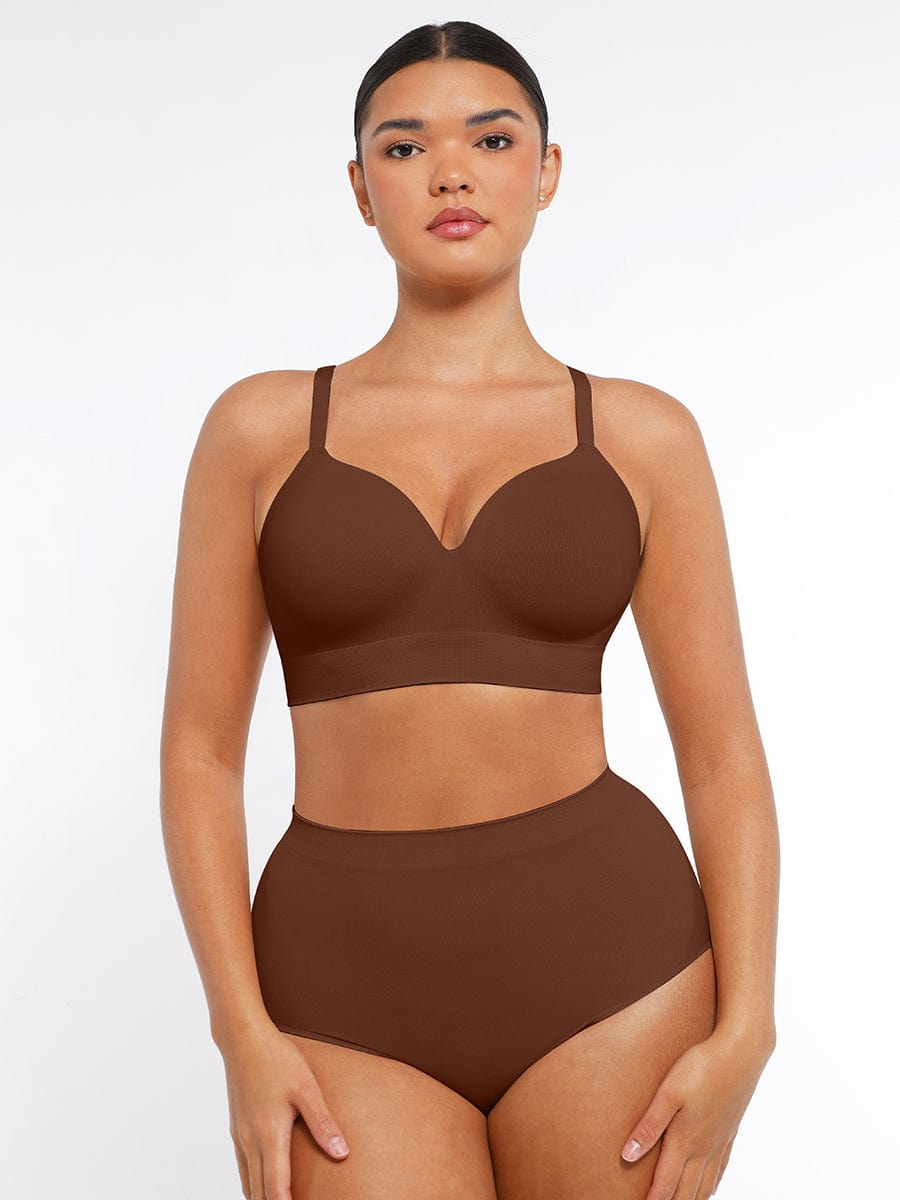 Wholesale Seamless Wireless Bust Support Shapewear Bra