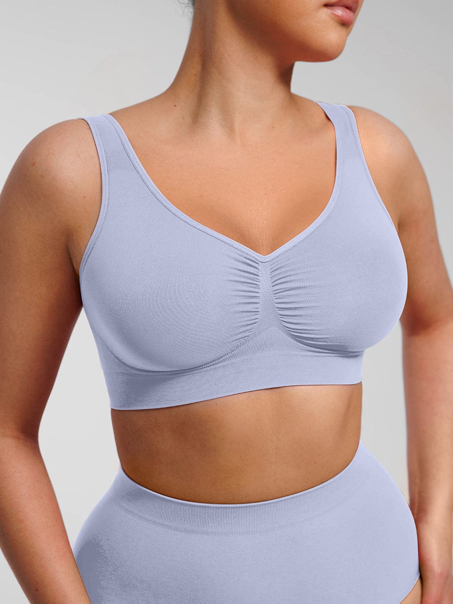 Wholesale Seamless Shaping Bust Support Wider Back Bra
