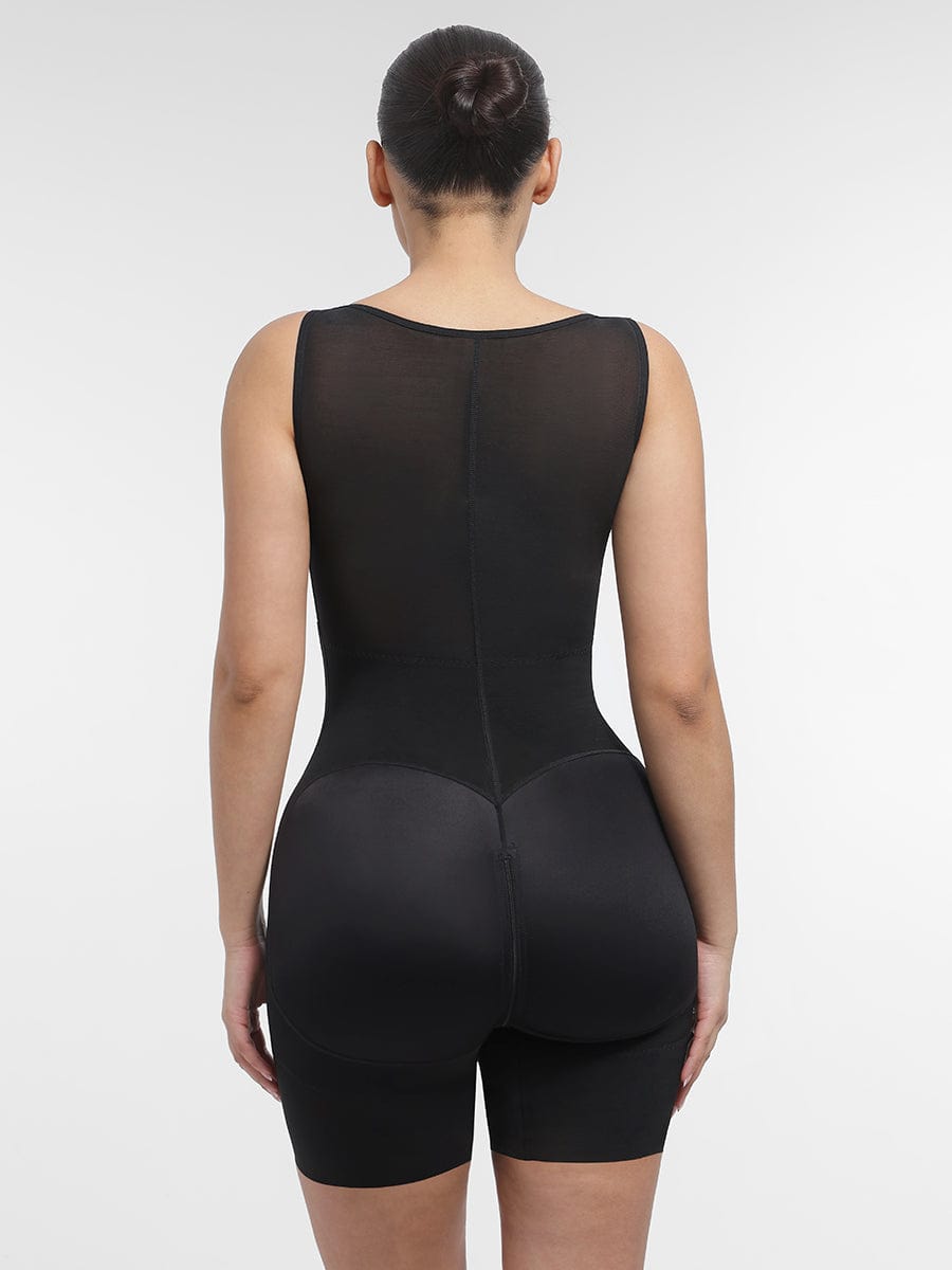 Wholesale U-Shaped Chest Support Waist Control Peach Butt Post Surgery Full Body Shapewear