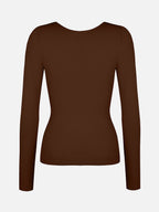 Wholesale Seamless Diamond Neck Bust Support Waist and Tummy Control Shaping Top