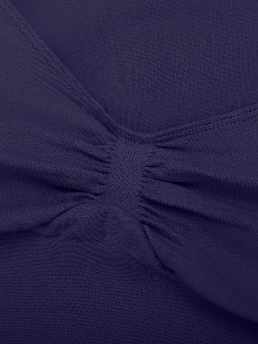 Wholesale Seamless Diamond Neck Bust Support Waist and Tummy Control Shaping Top