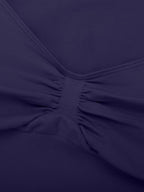 Wholesale Seamless Diamond Neck Bust Support Waist and Tummy Control Shaping Top