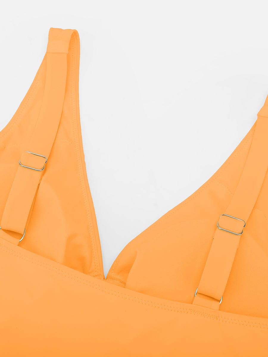 Wholesale Waist Shaping Mesh Eco Lining Ruched Brief One Piece Swimsuit with Pads