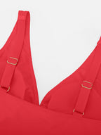 Wholesale Waist Shaping Mesh Eco Lining Ruched Brief One Piece Swimsuit with Pads