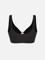 Wholesale Deep V Metal Ring Drawstring Tummy Control Swimsuit with Removable Pads