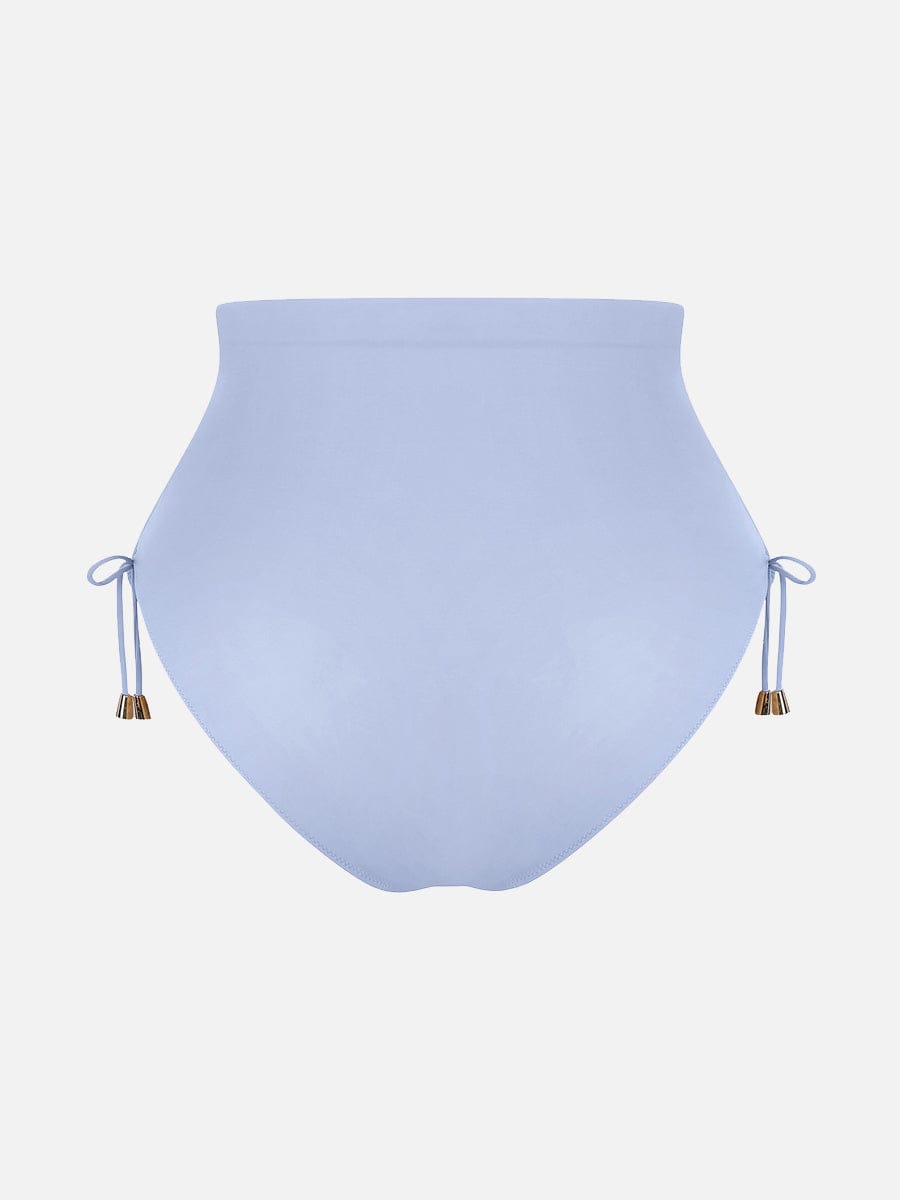 Wholesale Deep V Metal Ring Drawstring Tummy Control Swimsuit with Removable Pads