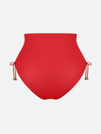 Wholesale Deep V Metal Ring Drawstring Tummy Control Swimsuit with Removable Pads