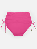 Wholesale Deep V Metal Ring Drawstring Tummy Control Swimsuit with Removable Pads