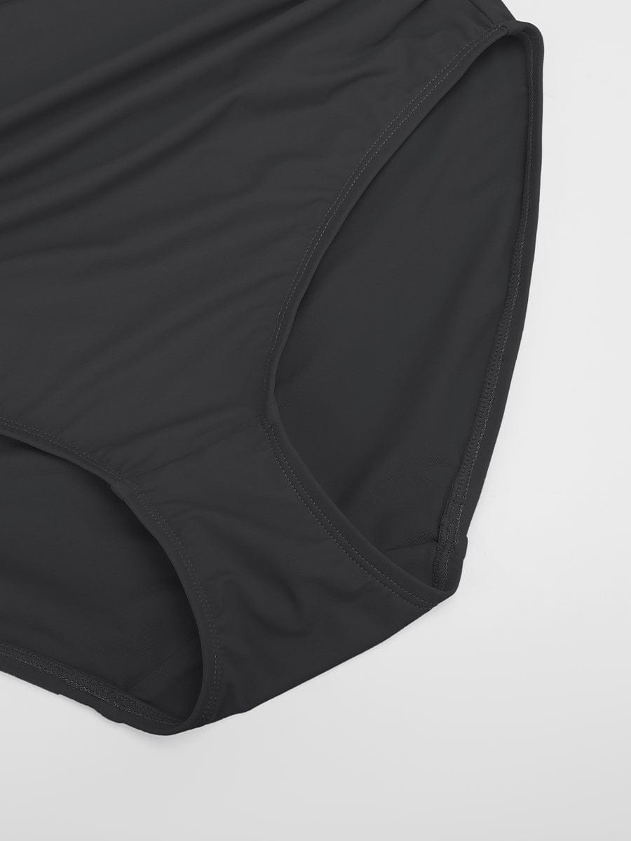 Wholesale One Shoulder One Piece Ruched Support Chest Swimwear