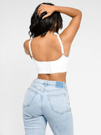 Wholesale Seamless Breast Support Back Fat Reduction Inner Bra With Removable cups