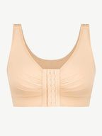 Wholesale Adjustable Front Closure Post-Surgery Bra with Triple Hooks