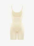 Wholesale Liquid Spandex Open-Bust Mid-Thigh  Shaping Boyshort Bodysuit