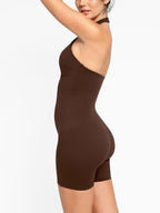 Wholesale One Piece Waist And Abdomen Shaping Shapewear Romper Halter