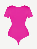 Wholesale Seamless One-Piece Short-Sleeved Thong Bodysuit