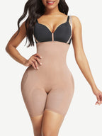 Wholesale Strengthen Black High Waisted Shapewear With Bra Clips Tight Fit