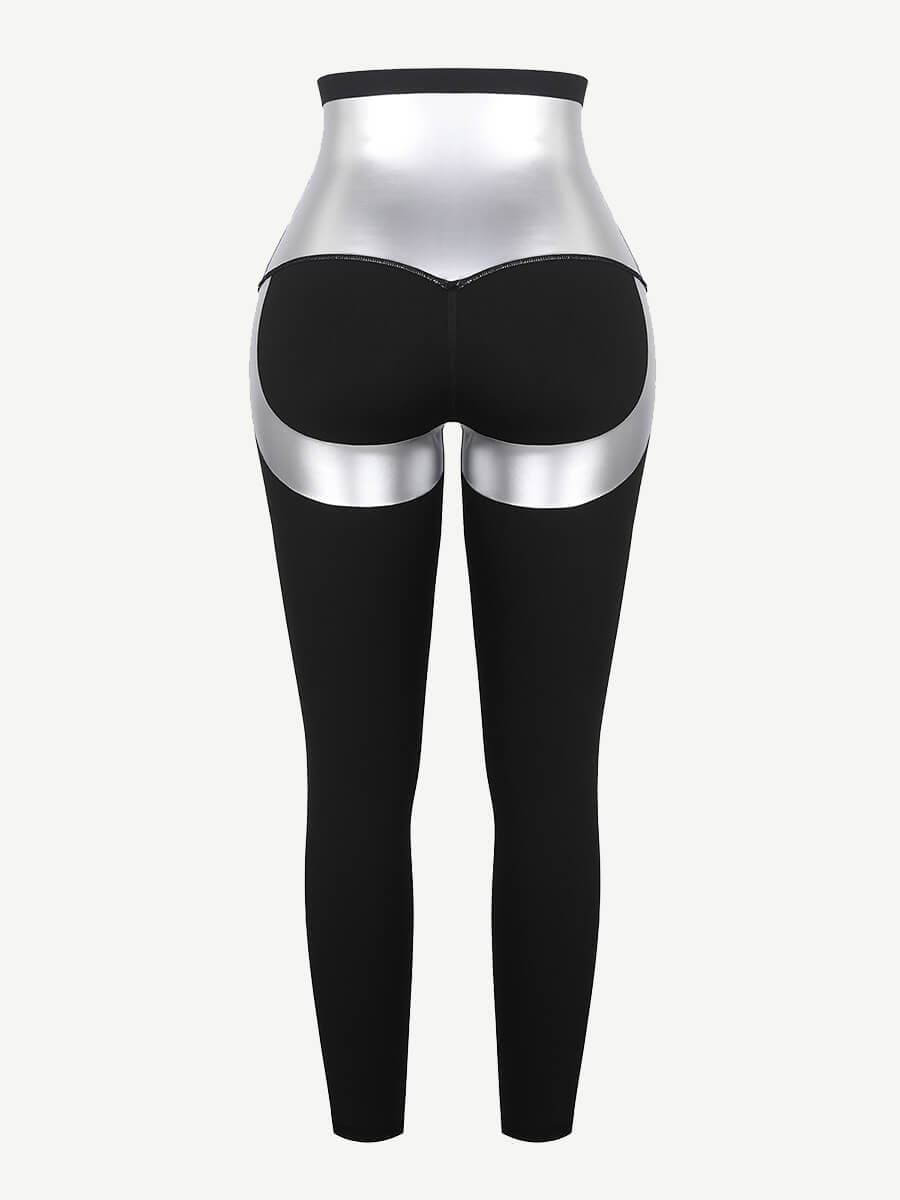 Wholesale Fat Burning Fitness Moisture-Wicking Tummy Control Butt Lifter Leggings Sauna Pants