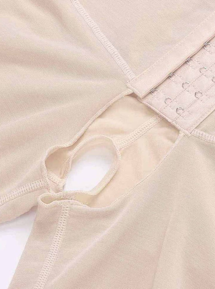 Wholesale Hook Open Crotch Three Hook Full Body Shaper Compression Garment