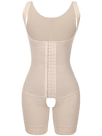 Wholesale Hook Open Crotch Three Hook Full Body Shaper Compression Garment