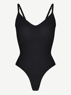 Wholesale Seamless Covered Bust Jumpsuit Thong Bodysuit