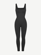 Wholesale Seamless Square Neck U-Shaped Back Design Shaping Jumpsuit