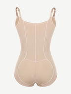 Wholesale Large Size Postoperative Full Body Shaper Front Zipper Smooth Abdomen