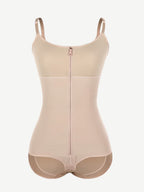 Wholesale Large Size Postoperative Full Body Shaper Front Zipper Smooth Abdomen