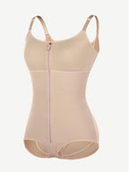 Wholesale Large Size Postoperative Full Body Shaper Front Zipper Smooth Abdomen