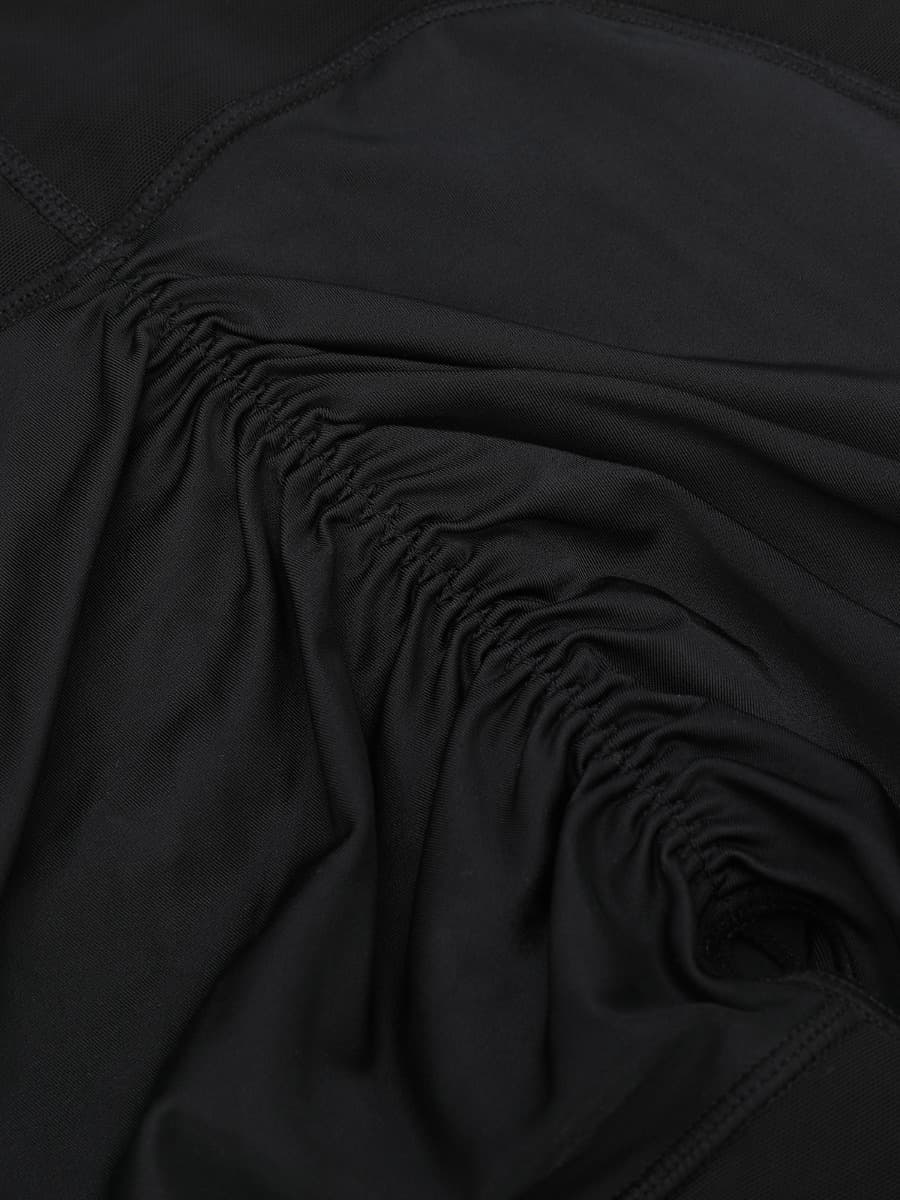 Wholesale High Waisted Knee Length Post Surgery Shorts Good Elastic Sexy Spotlight