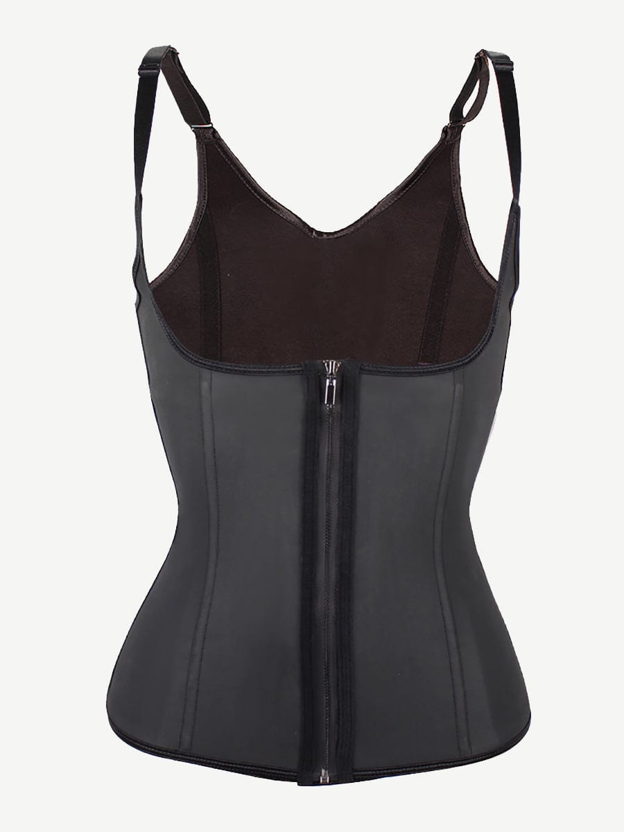 Wholesale 6 Steel Bones Waist Trainers Vest With 3 Row Hook
