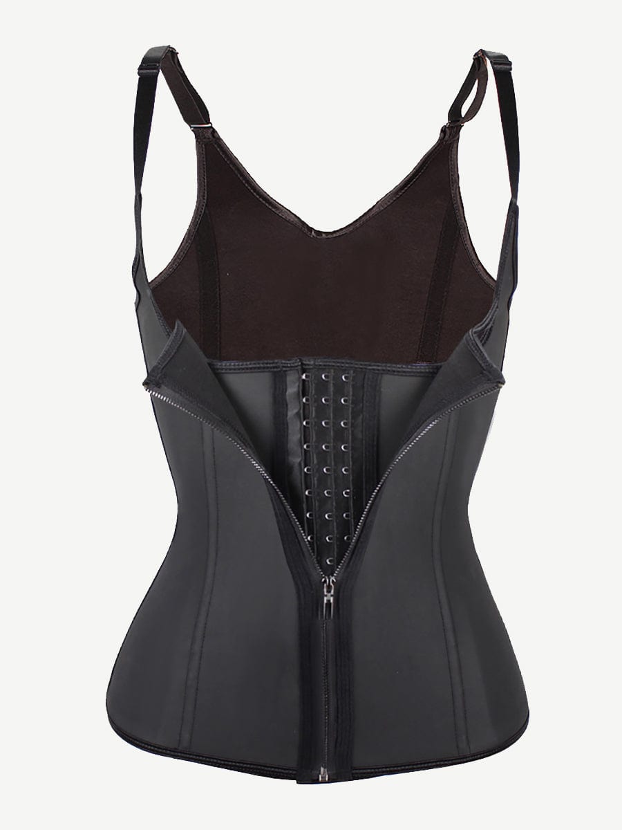 Wholesale 6 Steel Bones Waist Trainers Vest With 3 Row Hook