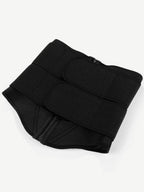 Wholesale Post Surgery Black Neoprene Double Belts Waist Trainer Slimming Belly